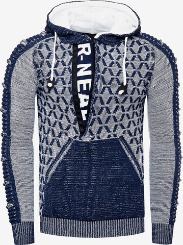 Rusty Neal Sweater in Blue: front