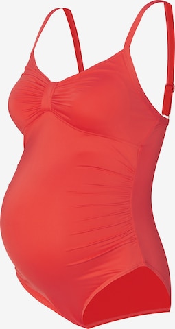 Noppies Bustier Badpak 'Saint Tropez' in Rood: voorkant