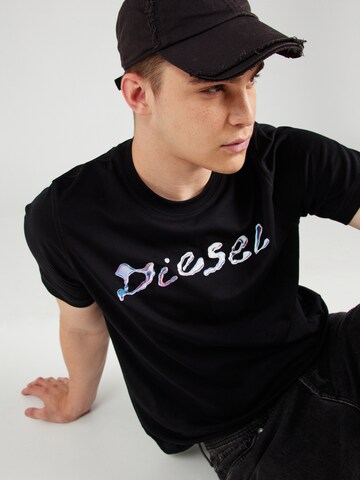DIESEL T-Shirt 'ADJUST K16' in Schwarz
