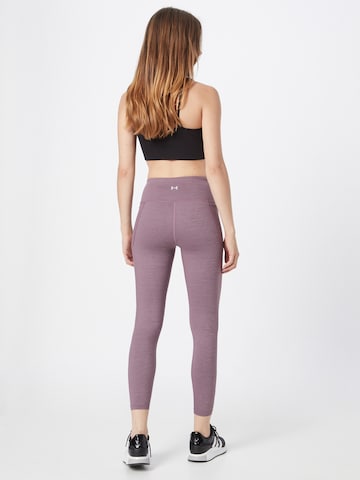 UNDER ARMOUR Skinny Sporthose 'Meridian' in Lila