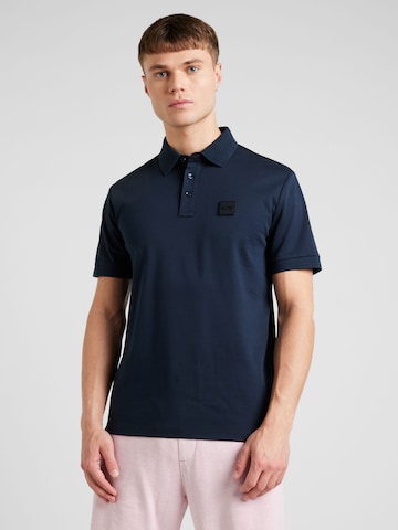 BOSS Black T-shirt 'Parlay 143' i blå: framsida