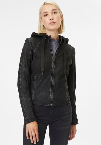 Gipsy Between-season jacket in Black: front