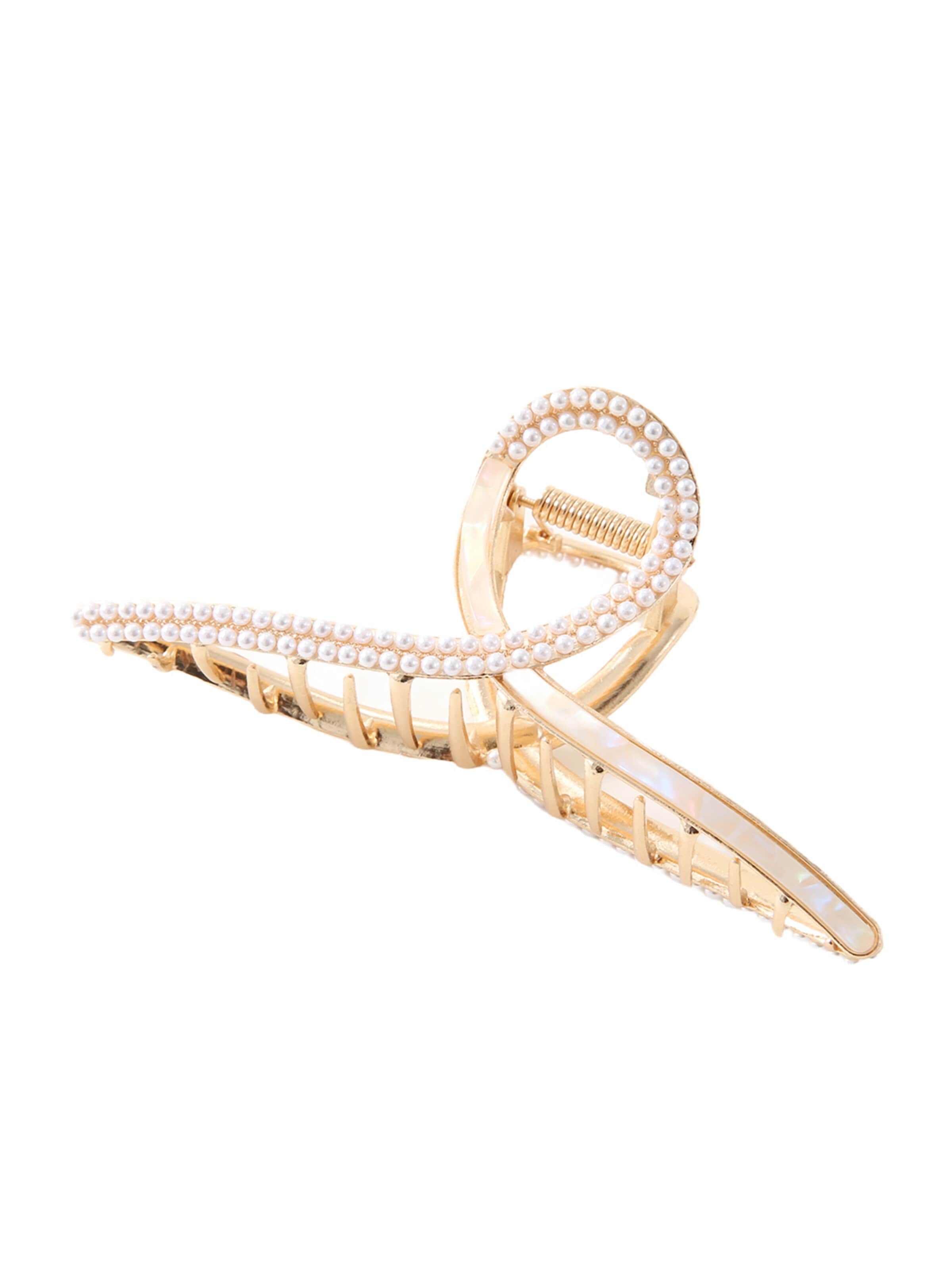Ornamento per i capelli '2x haarklem' di Emilie collection in beige