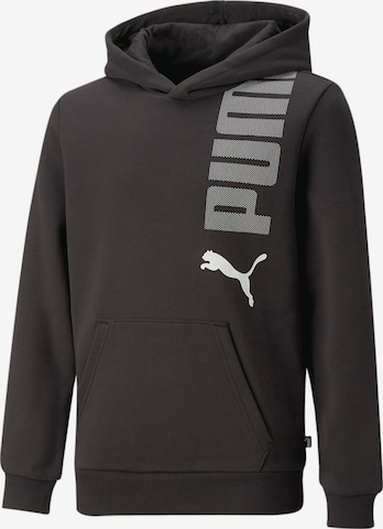 PUMA Sweatshirt in Black: front