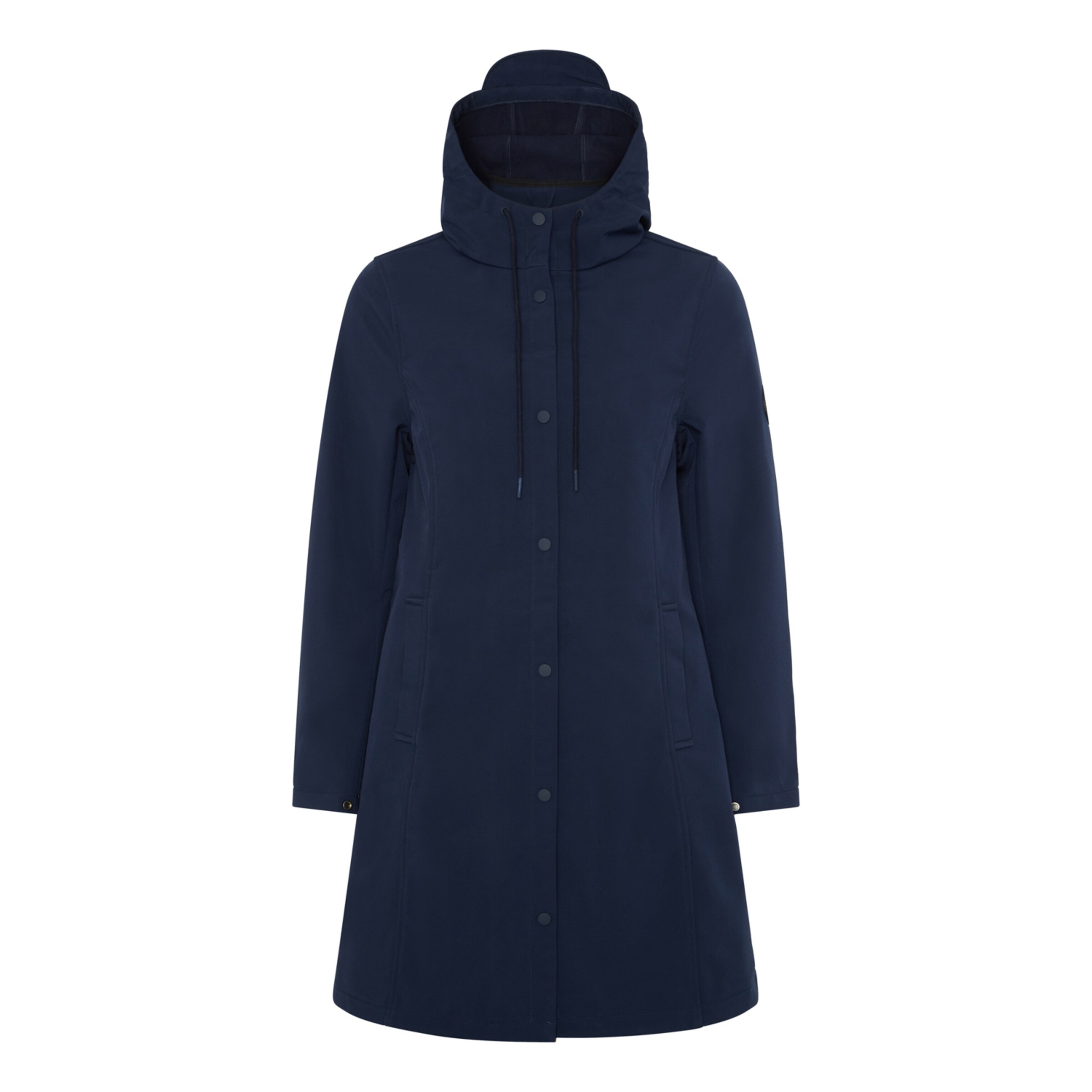 Born Living Yoga Tussenjas in Blauw: voorkant