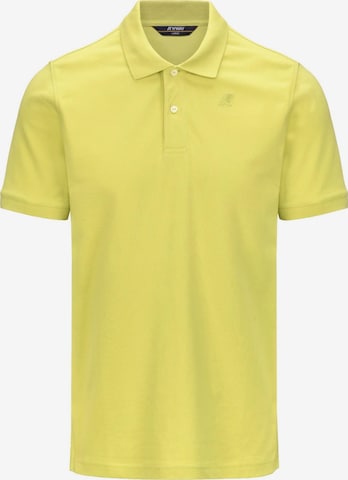 K-Way Koszulka 'K-WAY AMEDEE PIQUE SLIM T-Shirt e Polo' w kolorze żółty: przód