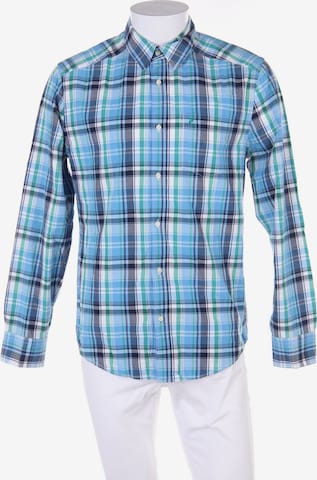 PEAK PERFORMANCE Button Up Shirt in M in Blue: front