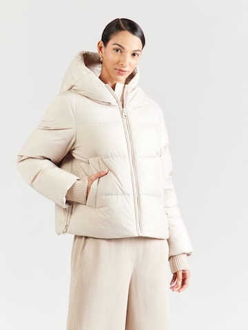 Marc O'Polo Winterjas in Beige: voorkant