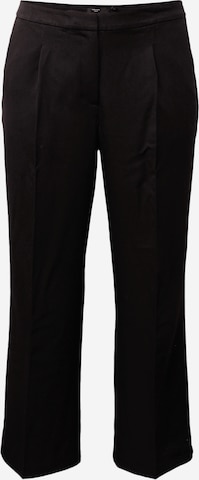 Vero Moda Curve Loosefit Pantalon 'ISABEL' in Zwart: voorkant