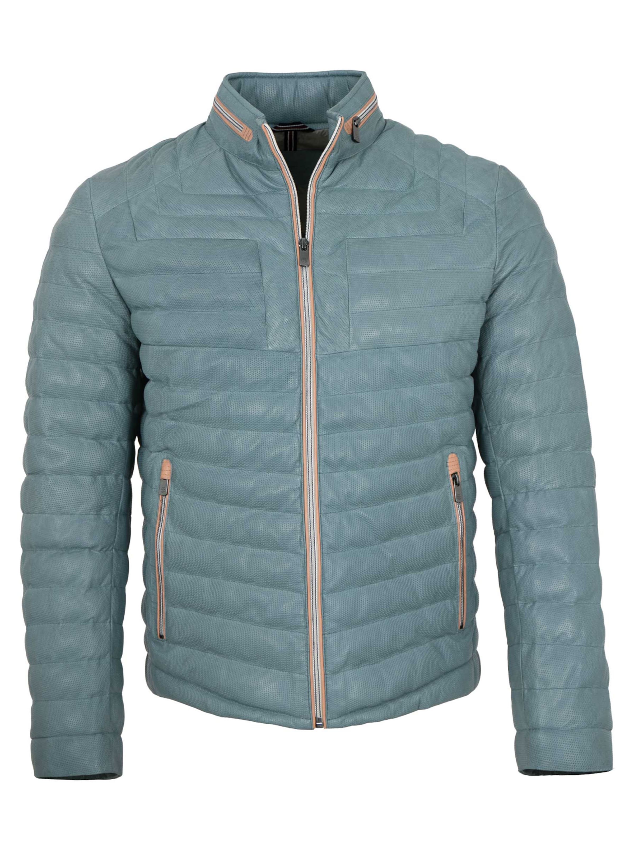 MILESTONE Between-Season Jacket 'MSMalik' in Blue: front
