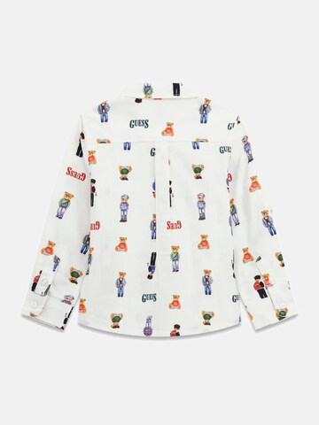 GUESS Regular fit Button Up Shirt in White
