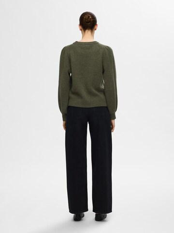 SELECTED FEMME Sweater 'SLFLulu' in Green