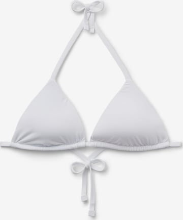 CALZEDONIA Bikini Top in White: front