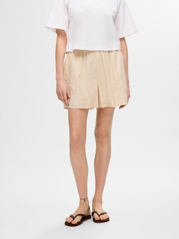 SELECTED FEMME - regular Pantalón 'Melli' en beige: frente