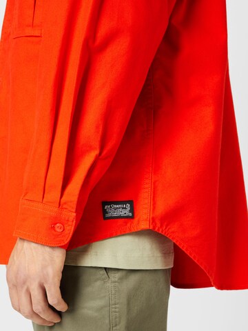 Levi's Skateboarding Tussenjas 'Skate L/S Woven' in Rood