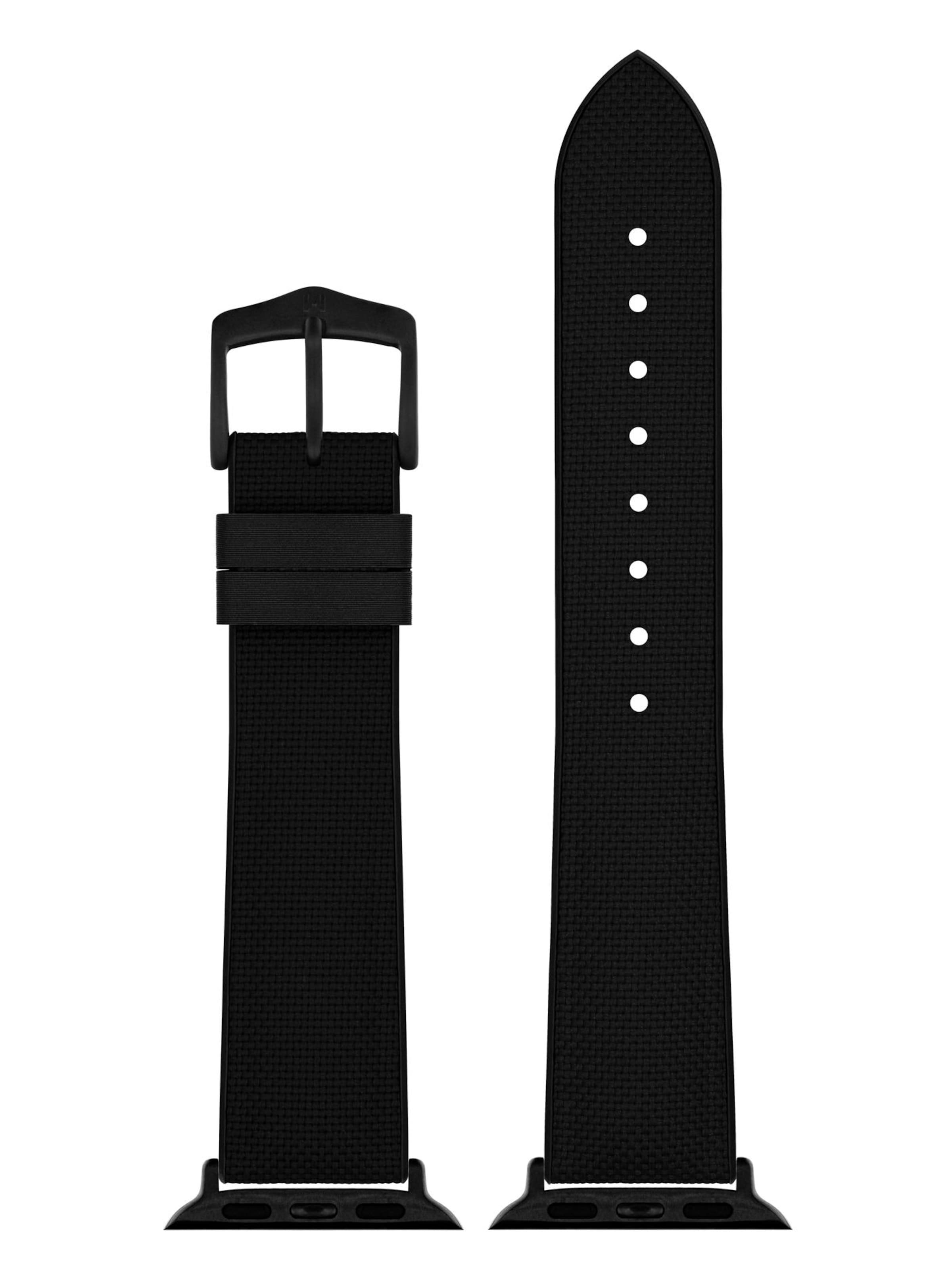 HIRSCH Armbänder - Reloj digital 'Arne for Apple Watch' en negro: frente