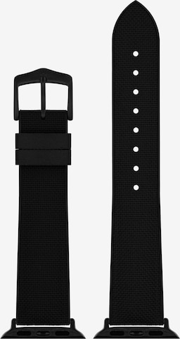 HIRSCH Armbänder Digitaluhr 'Arne for Apple Watch' in Schwarz: Vorderseite