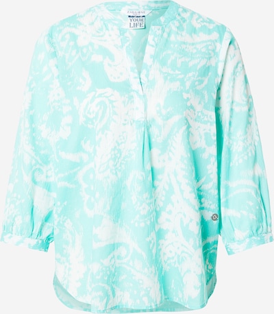 ZABAIONE Pusero 'Sa44rela' värissä jade / valkoinen, Tuotenäkymä