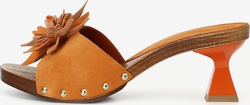 Sandalo di CAFè NOIR in arancione: frontale