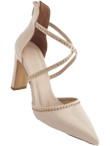 Limoya Slingback Pumps 'Neyla' in Beige: front