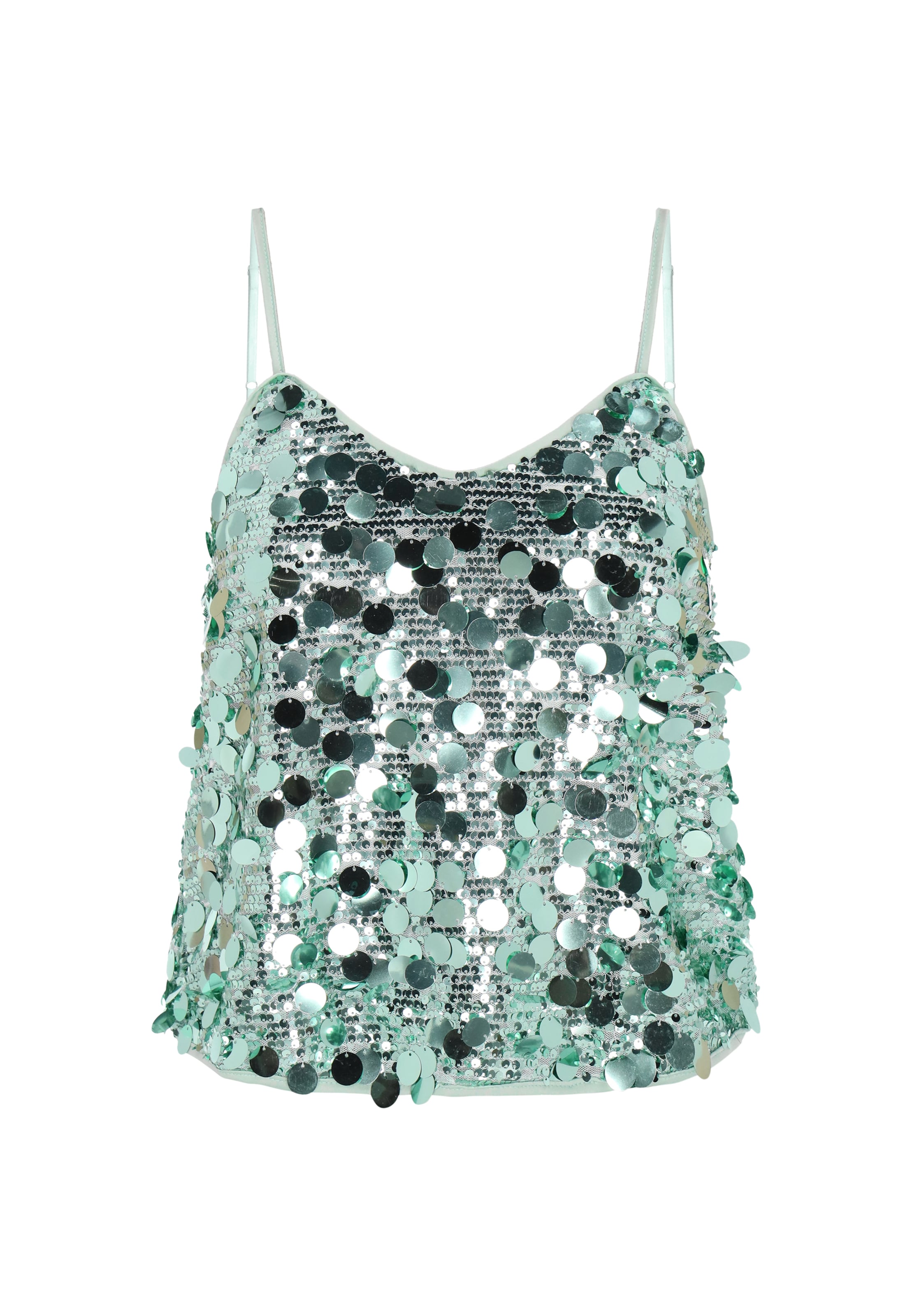 myMo at night Top in Green: front