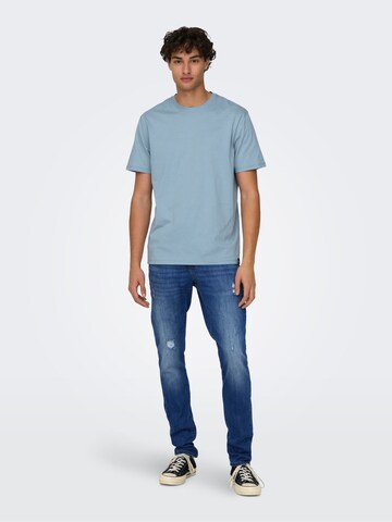 Only & Sons Bluser & t-shirts 'Max' i blå