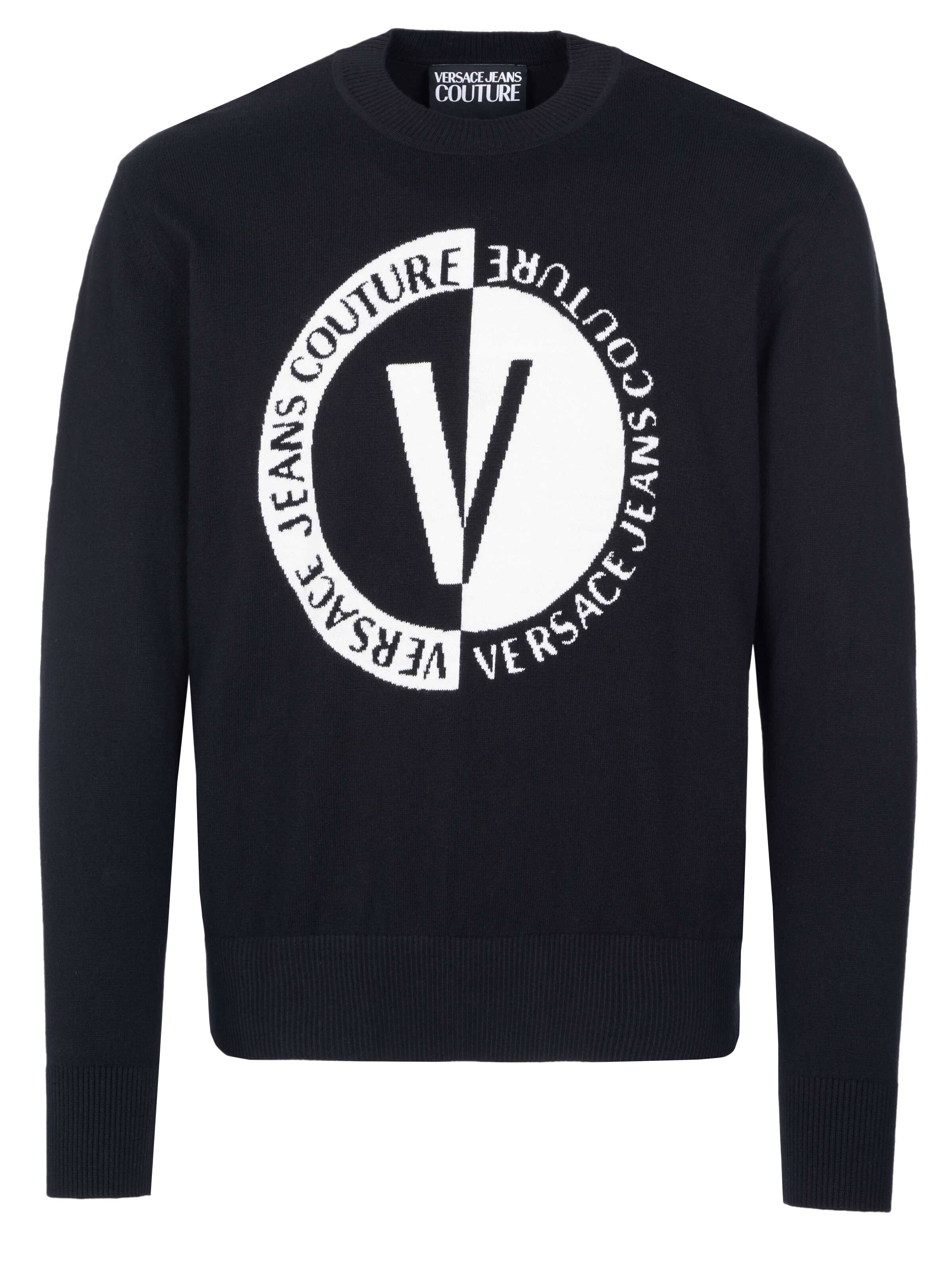 VERSACE - Pullover em preto: frente