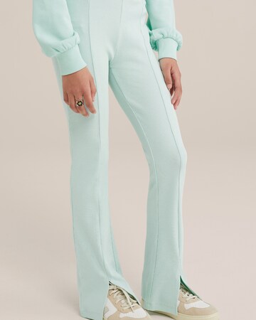 Regular Leggings WE Fashion en vert : devant