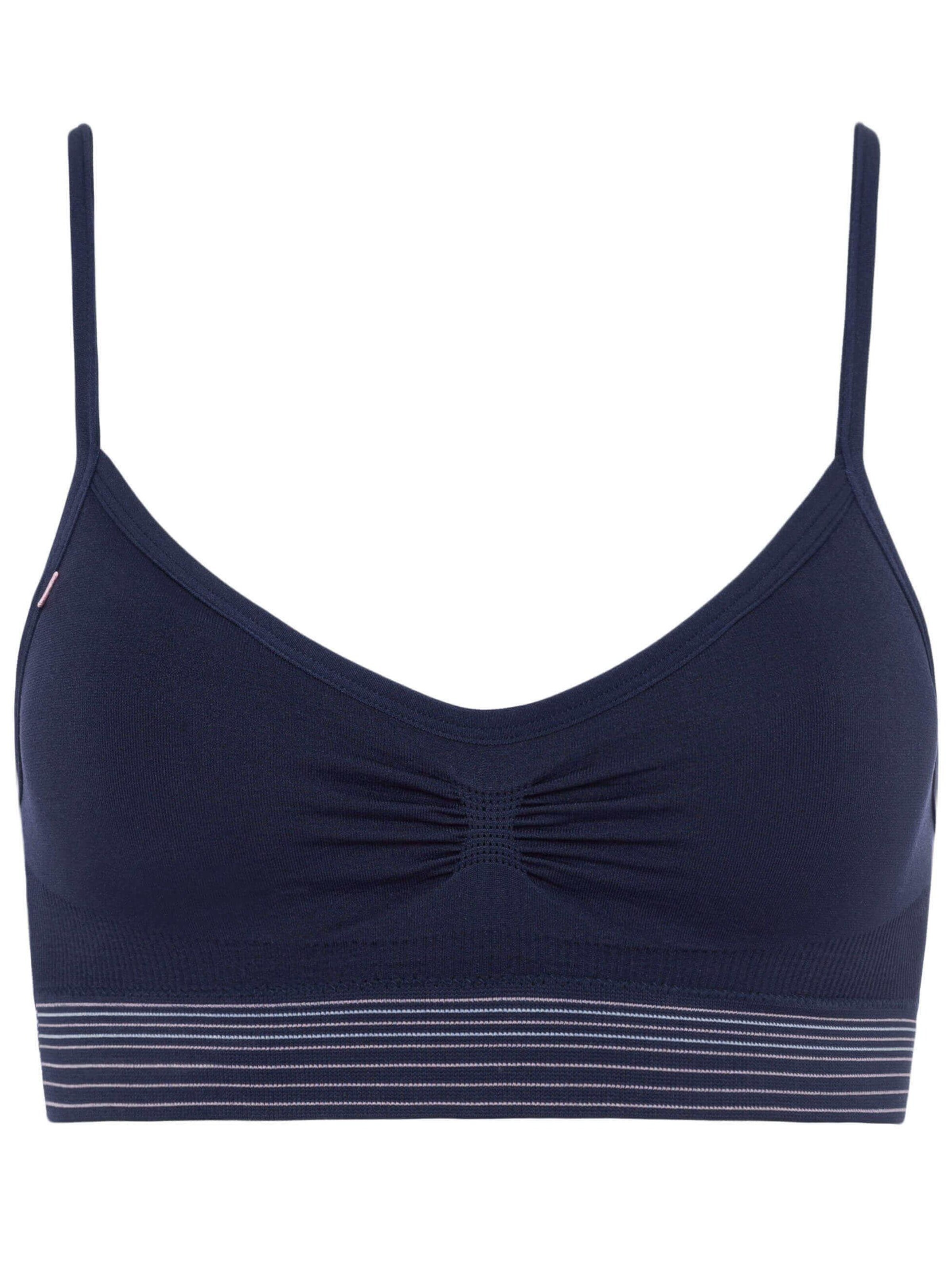 BeeDees Top 'Bustier Comfee Strap Top mit herausnehmbaren Cups und verstellbaren Trägern' in Blue: front