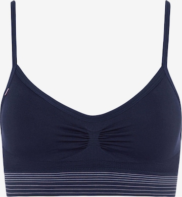 BeeDees Top 'Bustier Comfee Strap Top mit herausnehmbaren Cups und verstellbaren Trägern' in Blau: Vorderseite