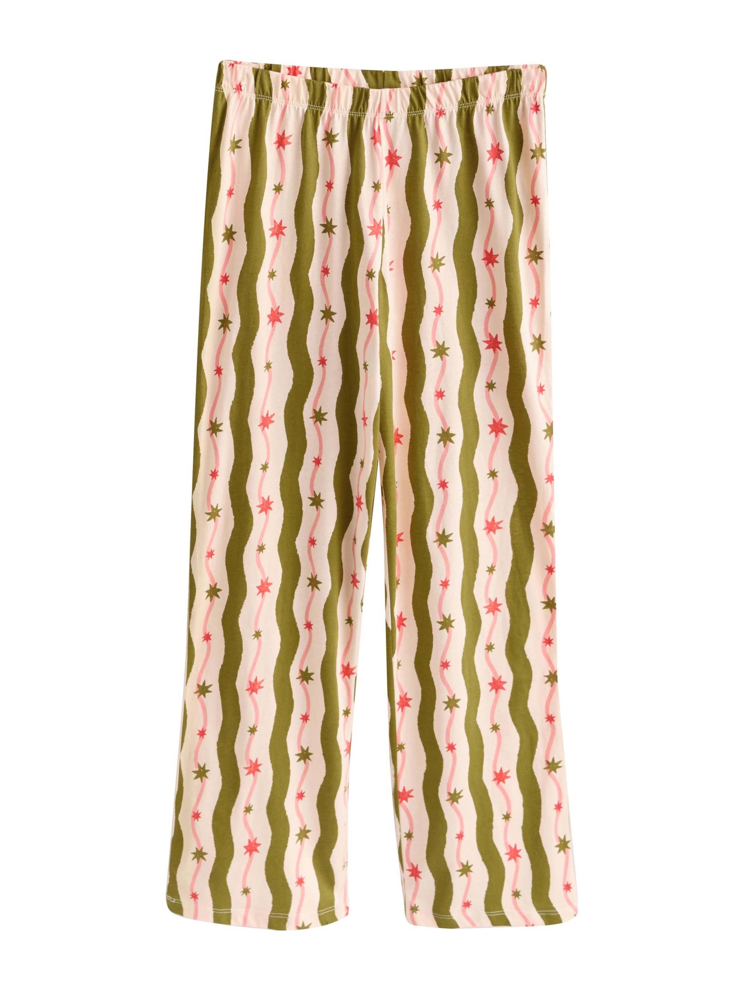 Pijama de la Next pe verde