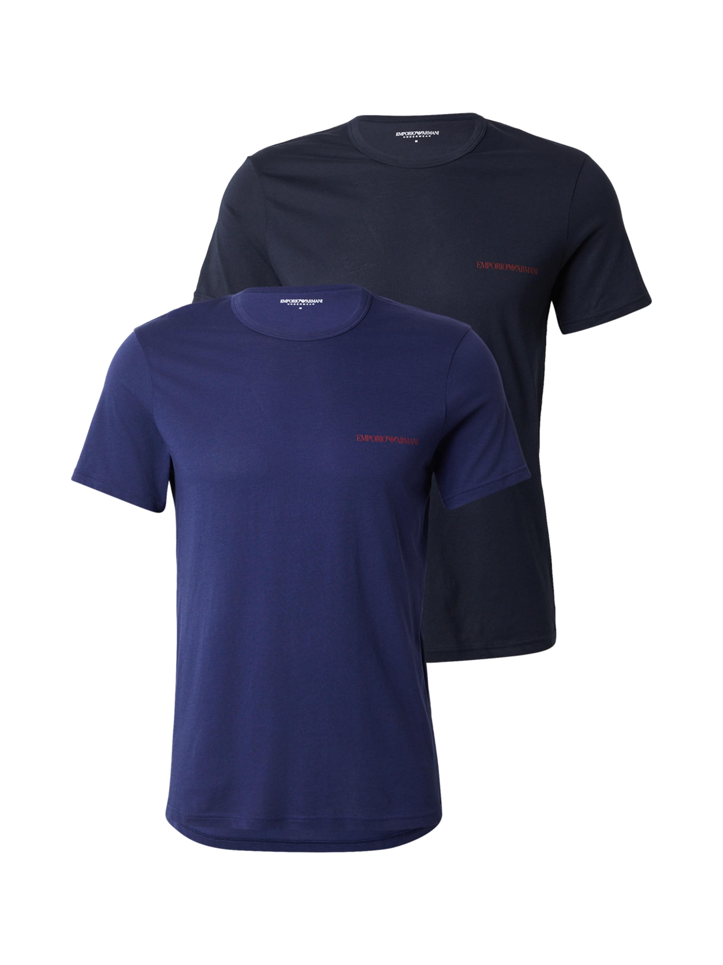 Emporio Armani T-shirt i blå: framsida