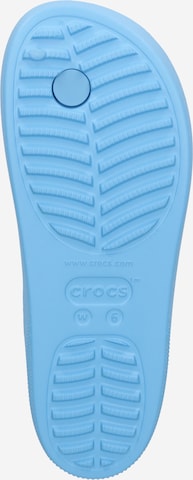 Flip-flops de la Crocs pe albastru