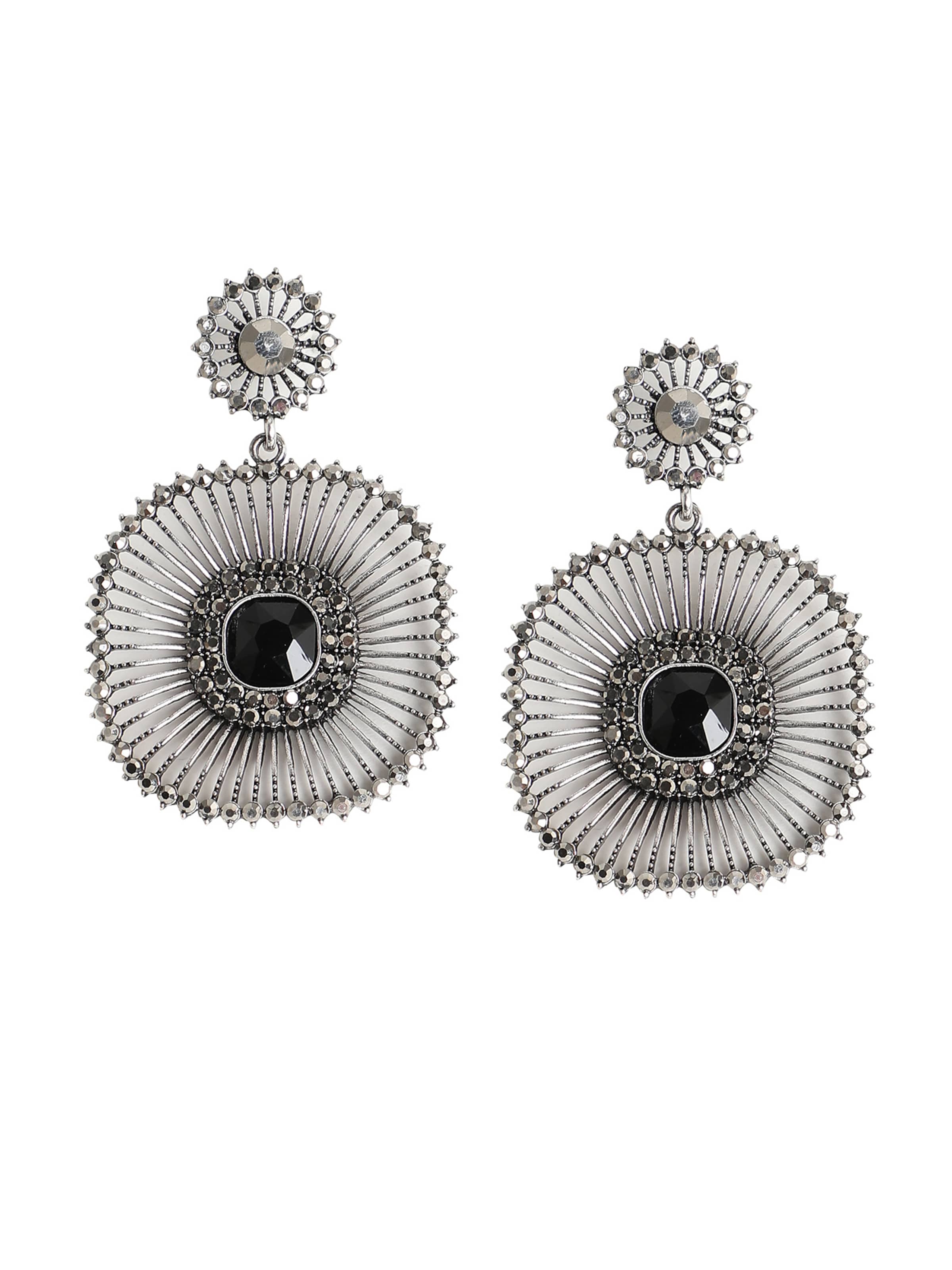 Cercei ' Kalie ' de la SOHI pe negru: față