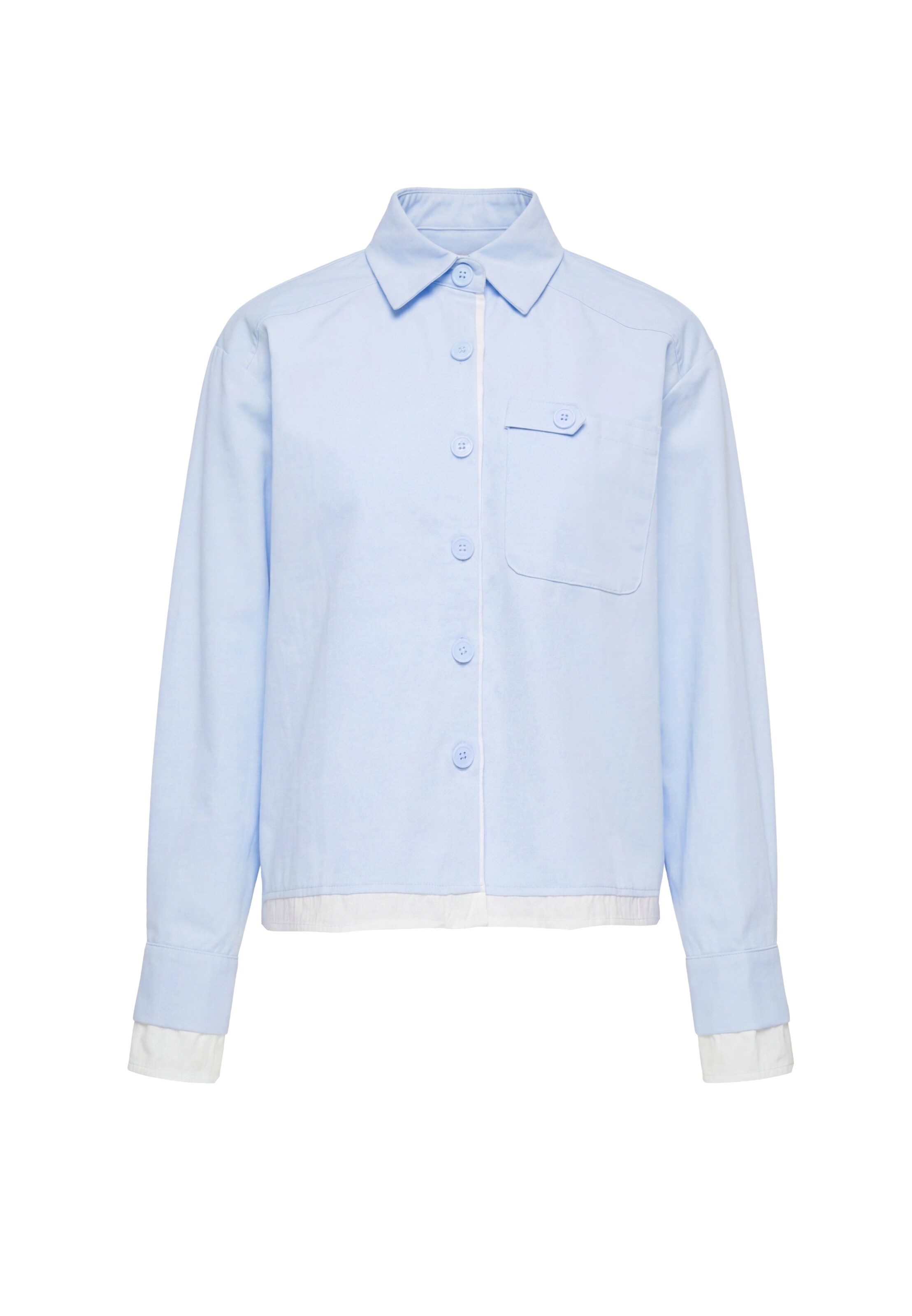 MYMO Blouse in Blue: front