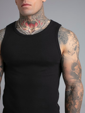 SikSilk Shirt in Schwarz