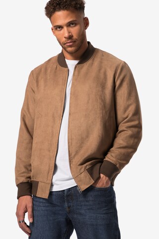 STHUGE Between-Season Jacket in Brown: front