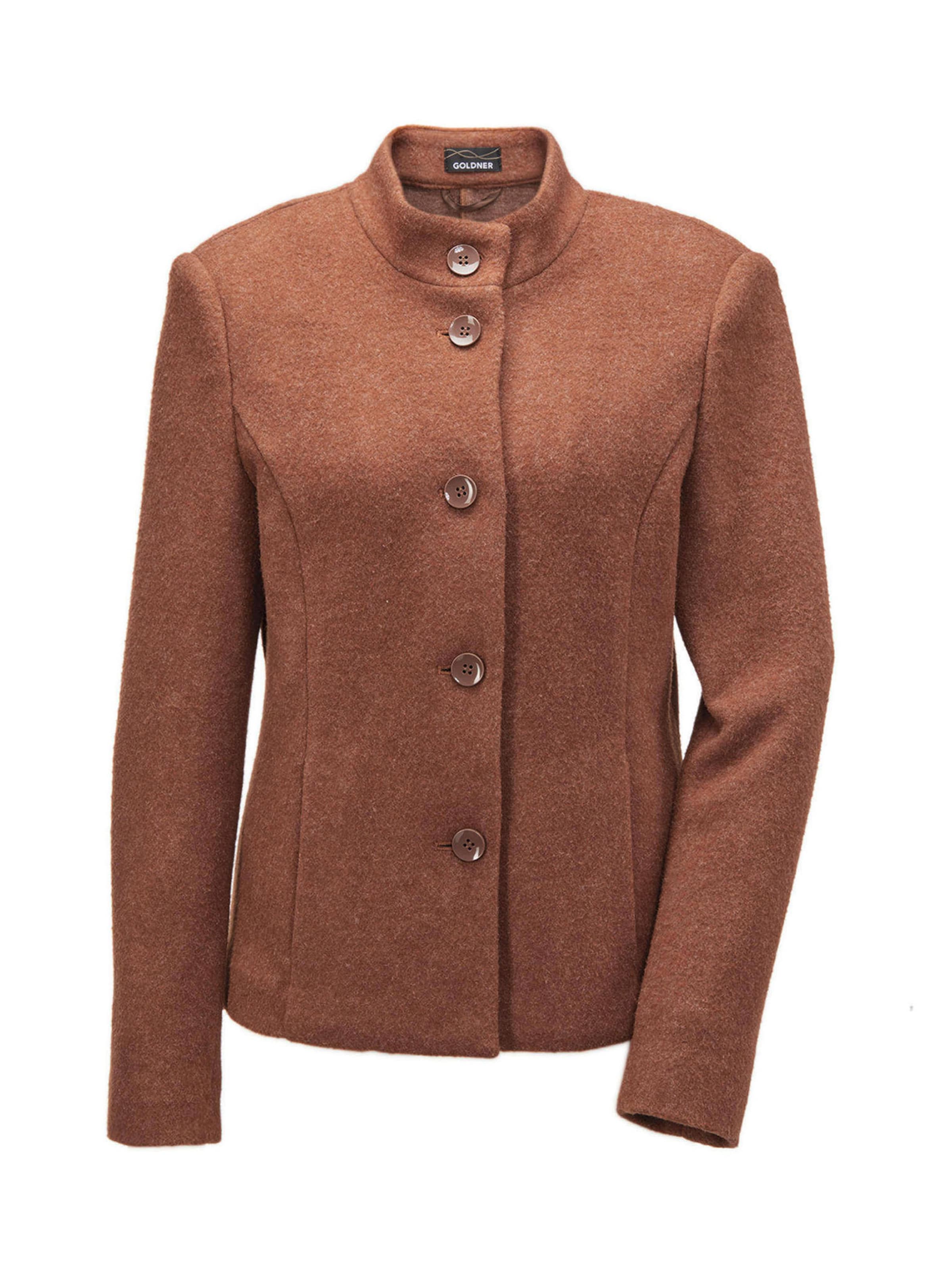 Goldner Blazers in Bruin: voorkant