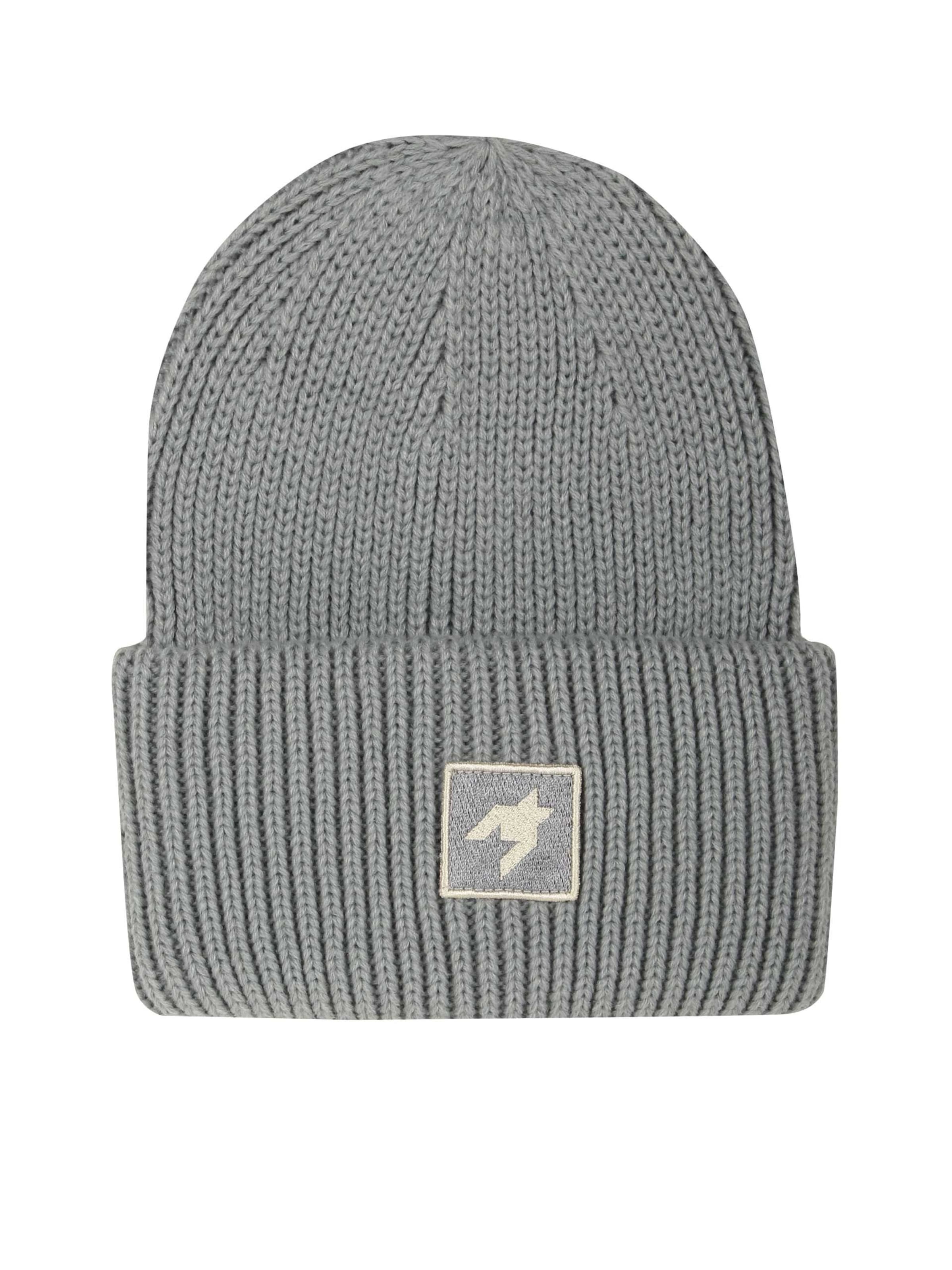 SAMAYA Beanie 'Salis' in Grey: front