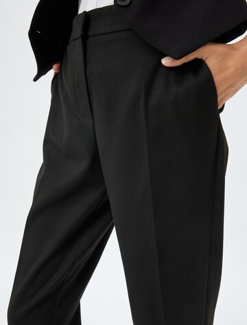 Koton Regular Trousers with creases in Black
