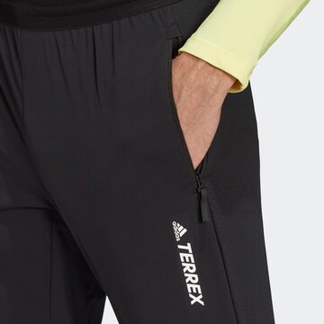 juoda ADIDAS TERREX Prigludęs Sportinės kelnės 'Xperior'