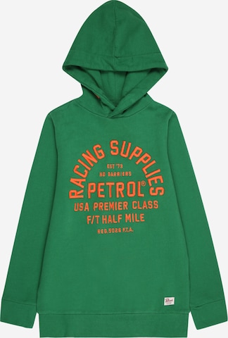 Petrol Industries Sweatshirt in Green: front