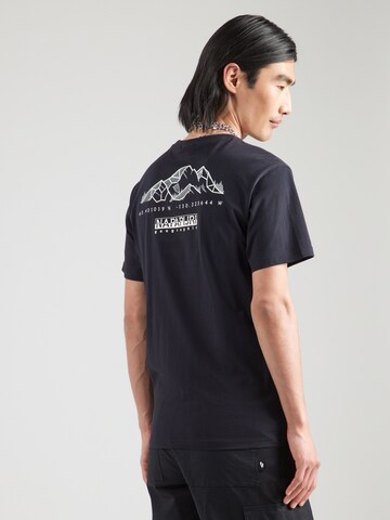 NAPAPIJRI T-Shirt 'SAISE' in Schwarz: Rückseite