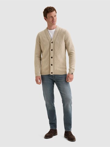 VANGUARD Cardigan 'Bouclé wool cardigan with button closure and V-neck' i beige