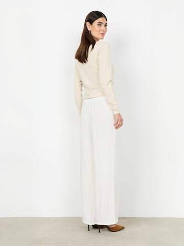 Soyaconcept - Pierna ancha Pantalón 'Radia' en blanco