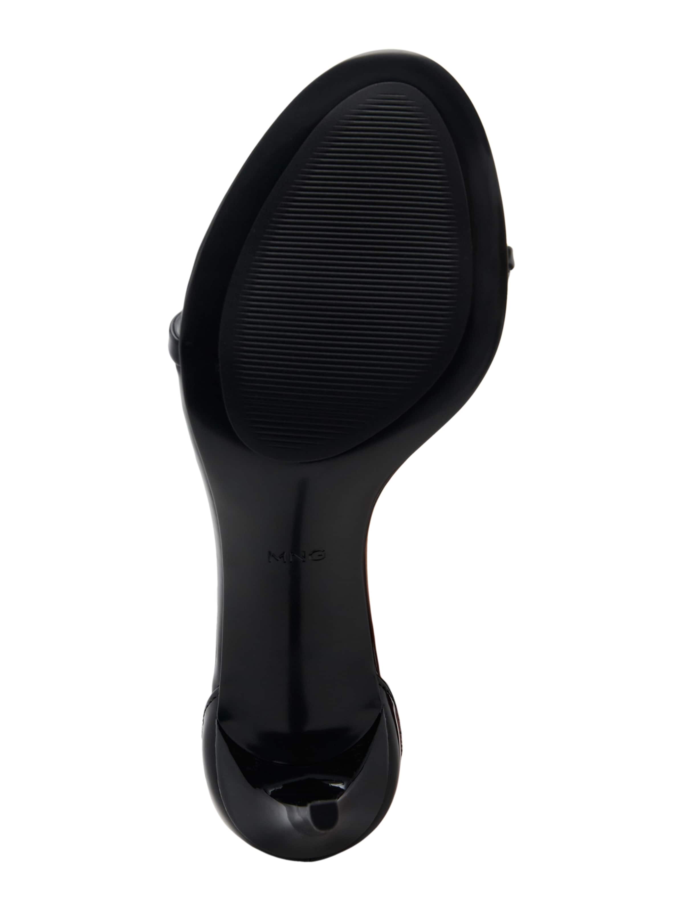 MANGO Strap sandal 'FINA' in Black