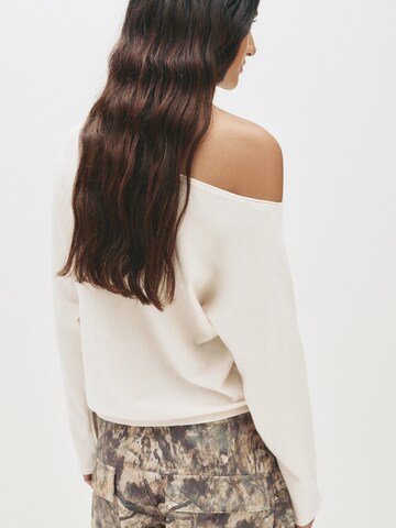 Pull&Bear Pulóver - bézs
