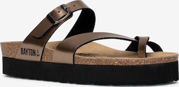 Bayton T-bar sandals 'Andromac' in Gold