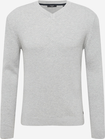 JACK & JONES Sweater 'DALLAS' in Grey: front