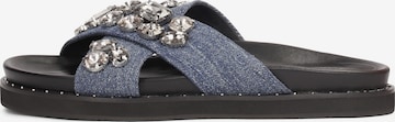 Kazar Mules in Blue: front